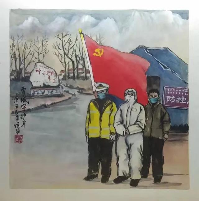 天祝这些美术作品,传播正能量,提振精气神